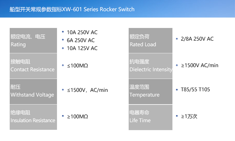 船型開關(guān)-XW-601AB2-BBA4