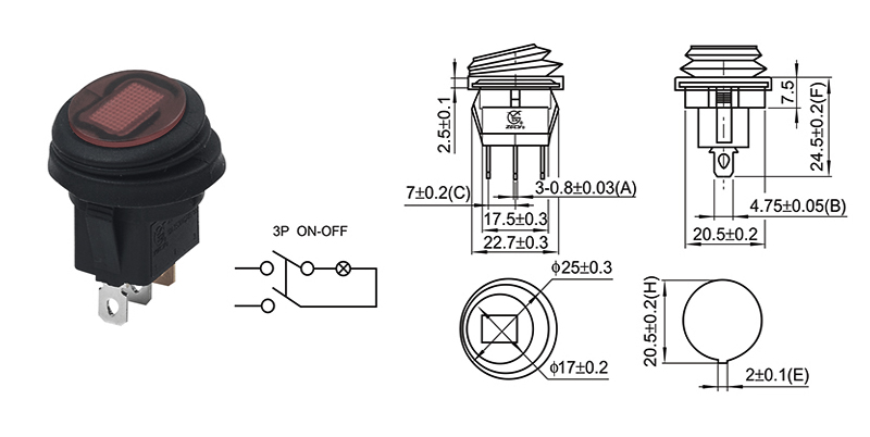 XW-602XA1-B(防水)-BR51